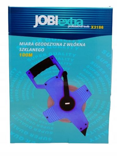 JOBI Miara taśma geodezyjna miernicza obudowa - 100M X3186 na Arena.pl