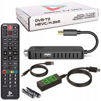 TUNER DVB T2 DEKODER TV NAZIEMNEJ HEVC H265 MINI HDMI FULL HD DO