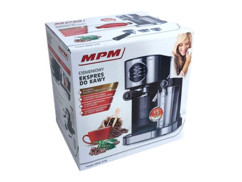 Ekspres ciśnieniowy - kolbowy MPM 15 bar (MKW-07M) na Arena.pl