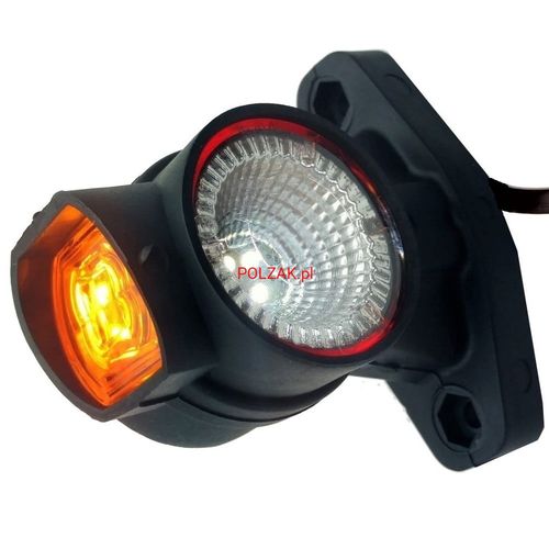 Lampa biało-czerwono-pomarańczowa LED gabarytowa PRAWA lampka na ramieniu na Arena.pl