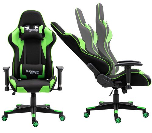 fotel gamingowy extreme playmaker black/green na Arena.pl