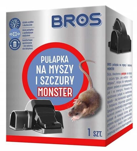 bros - pułapka na myszy i szczury monster na Arena.pl