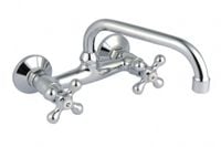 bateria umywalkowa-zlewozmywakowa roma wylewka u 250 - h/bc-25-00s