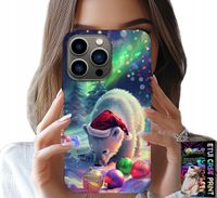 ETUI DO IPHONE 15 PRO - ŚWIĄTECZNY NIEDŹWIEDŹ BOMBKI CASE +FOLIA