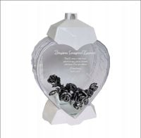 EKSKLUZYWNY ZNICZ SERCE biały personalizowany GRAWER DLA SZWAGRA