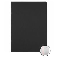 zeszyt a5 96k kratka rainbow czarny herlitz