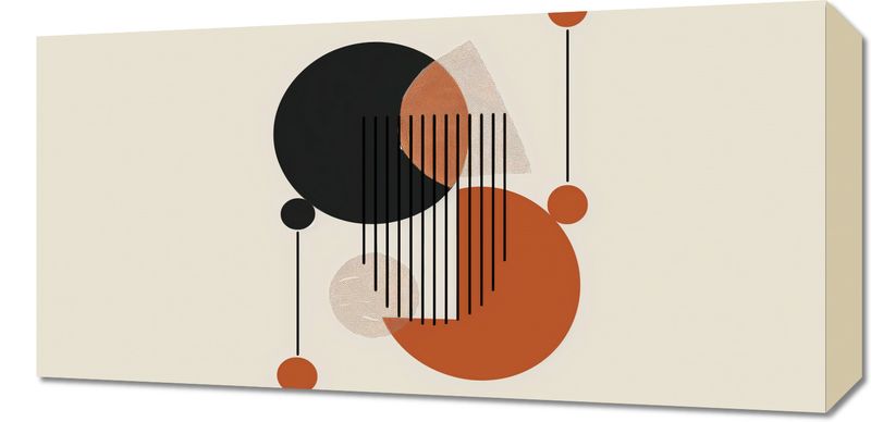 Obraz 60x30cm Dynamika i Kształt zdjęcie 1