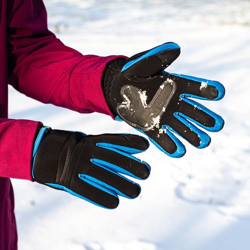 Rękawiczki Do Ekranów Dotykowych Narciarskie Na Zimę M Niebieskie na Arena.pl
