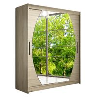 Szafa przesuwna WESTA VIII 150 z lustrem - SONOMA