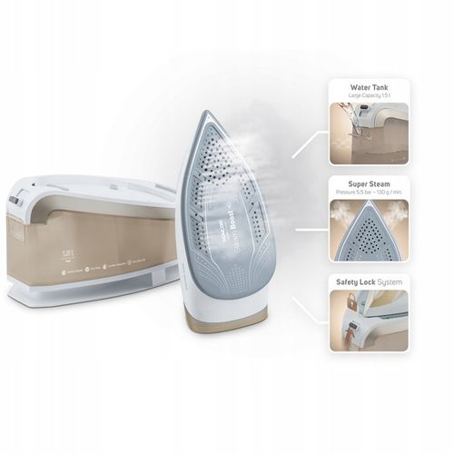 Stacja generator pary żelazko Sencor 2400W 5,5 bar automatyczne wyłączanie na Arena.pl