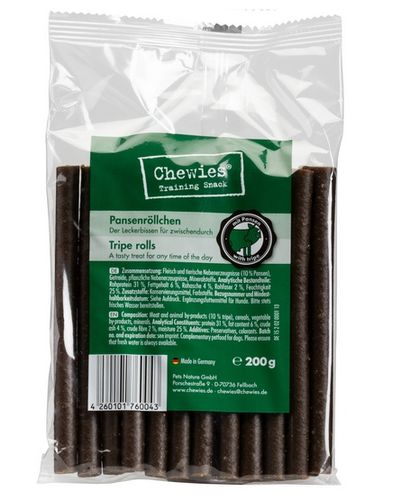 Półwilgotne i soczyste smakołyki do nagradzania psów - Chewies Żwacz 200g na Arena.pl