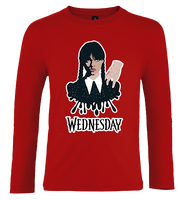 Bluzka z długim rękawem Wednesday Addams