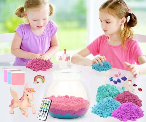 Zestaw Kreatywny Magiczne Terrarium Jednorożca DIY z Podświetleniem LED na Arena.pl