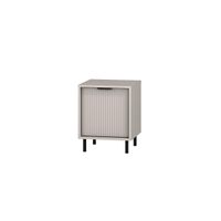 ANNE ANSN-1 Szafka nocna frezowana na nóżkach