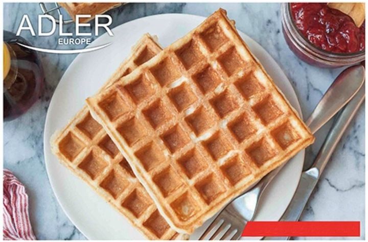 GOFROWNICA 4 CHRUPIĄCE GOFRY DUŻA MOC 1500W AD3036 zdjęcie 4