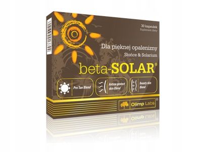 Suplement diety Olimp Labs Beta-Solar 30 kapsułek na Arena.pl