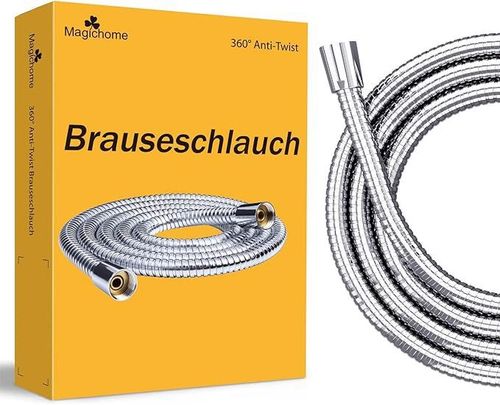 Chromowany wąż prysznicowy 1,6m obrotowy przegub na Arena.pl