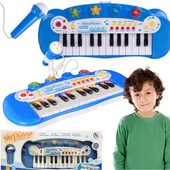 elektroniczne pianino organy dla dzieci efekty świetlne mikrofon muzyka