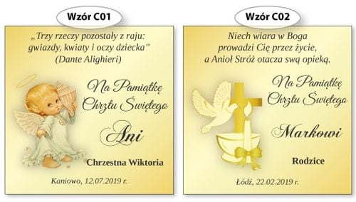 PAMIĄTKA CHRZTU CHRZEST ŚWIĘTY ANIOŁEK ANIOŁ STRÓŻ na Arena.pl