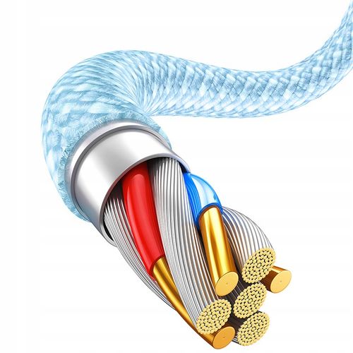 Kabel USB do Lightning Baseus Dynamic, 2.4A, 1m (niebieski) na Arena.pl