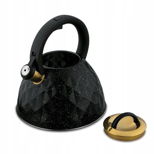 CZAJNIK na GAZ INDUKCJA Czarny z Gwizdkiem Konighoffer Etna Marble 3 l na Arena.pl