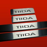 Listwa progowa NISSAN TIIDA MK1 Stal nierdzewna 304 połysk 4szt