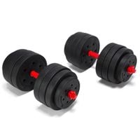 Hantle treningowe bitumiczne AbarQs HRC-40KG (2x20kg)