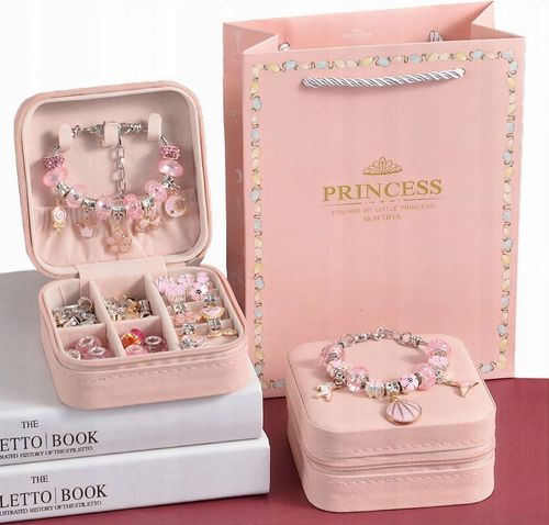 ZESTAW DO ROBIENIA BRANSOLETEK NASZYJNIKÓW PUDEŁO DO PRZECHOWYWANIA na Arena.pl