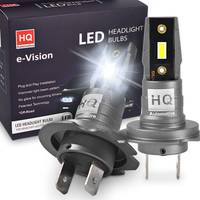 ŻARÓWKI H7 HQ E-VISION 12-24V 6000K LED ORYGINALNY ROZMIAR BLACK EDITION