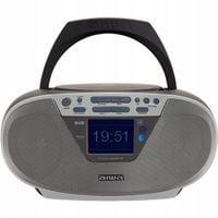 RADIO BOOMBOX Bluetooth CD FM RDS AIWA BBTU-500DAB/SL TFT-LCD DAB + PILOT