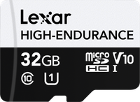 Karta Lexar microSDHC High-Endurance UHS-I/U1/10 R100/W30 (V10) 32GB