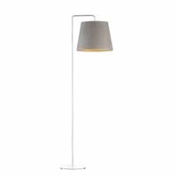 Lampa podłogowa RIJAD GOLD chrom szara