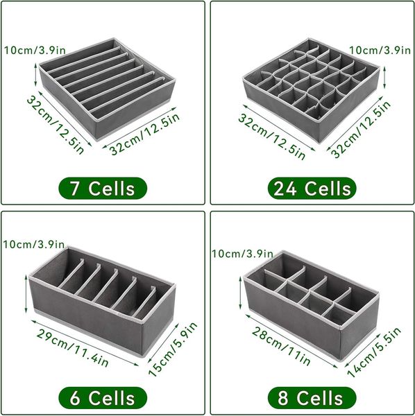 Organizer Do Szuflady Szafy 4Szt zdjęcie 3