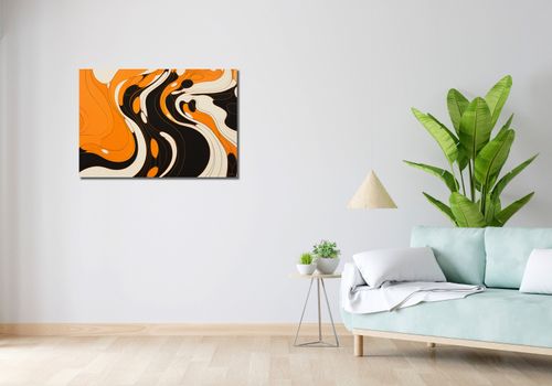 Obraz 90x60cm Tańczący Atrament na Arena.pl