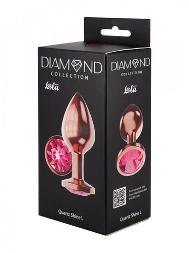 Plug-Butt Plug Diamond Quartz Shine L Rose Gold na Arena.pl