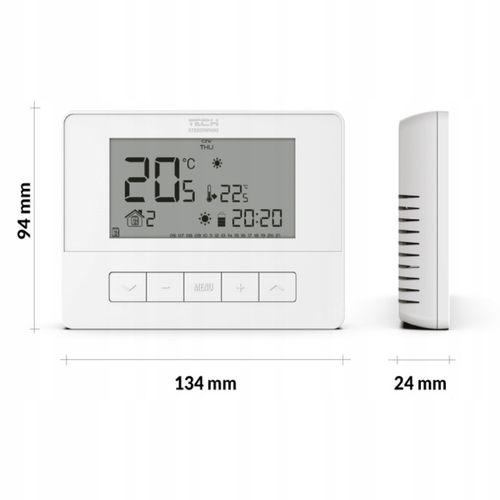 T-4.2 bezprzewodowy tygodniowy termostat sterownik + odbiornik MW-2 Tech na Arena.pl