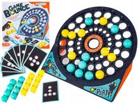 Rodzinna Gra Zręcznościowa BOUNCE GAME, Układanka, Tarcza, Karty, Piłeczki
