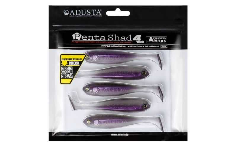 ADUSTA PENTA SHAD 109 WAKASAGI 4 '' / 10 cm /kpl5 zdjęcie 2