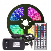 TAŚMA LED 5M 300LED RGB SMD5050 WODOODPORNA PILOT