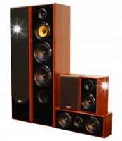 TAGA HARMONY TAV-606 v.3 ZESTAW KOLUMN KINO DOMOWE 5.0 ORZECH WALNUT