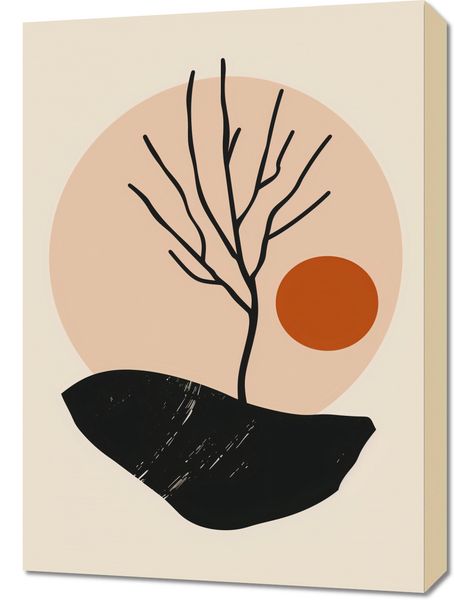 Obraz 50x70cm Nagie Drzewo zdjęcie 1