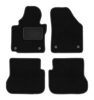 Dywaniki welurowe LUX czarne Volkswagen Caddy 2K FL 2010-2015 AV2