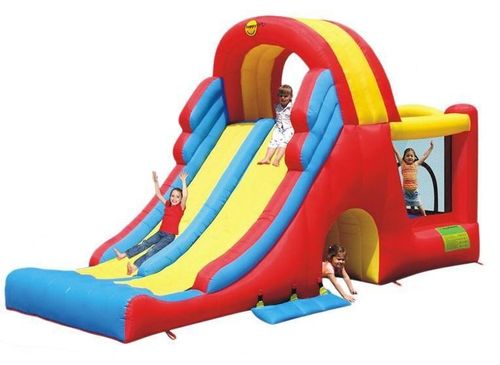 Podwójna Mega Zjeżdżalnia Zamek Dmuchany HappyHop Trampolina Dmuchaniec na Arena.pl