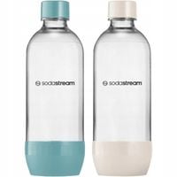 Butelki SodaStream Jet 1l niebieskie i piaskowe