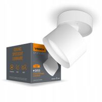 2 x Oprawa sufitowa punktowa wisząca VIDEX GX53 VL-SPF18B-W biała