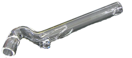 Fajka Szklana Wygięta 11 Cm Do Tytoniu I Suszu - Model Fifka na Arena.pl