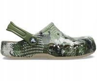 Męskie Lekkie Klapki Chodaki Crocs Baya Seasonal Printed 206230 Clog 43-44