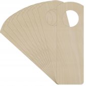 10 x Zawieszka na klamkę sklejka decoupage 15x5 cm