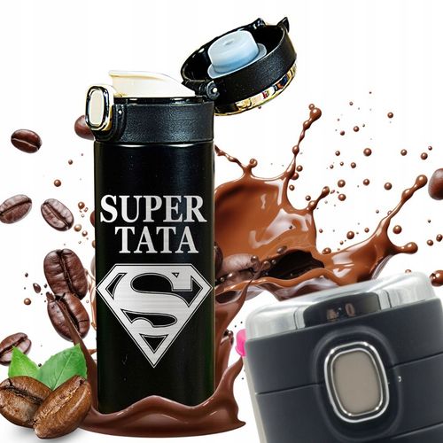 TERMOS KUBEK TERMICZNY na PREZENT dla NIEGO Taty Faceta Brata Wyświetlacz na Arena.pl