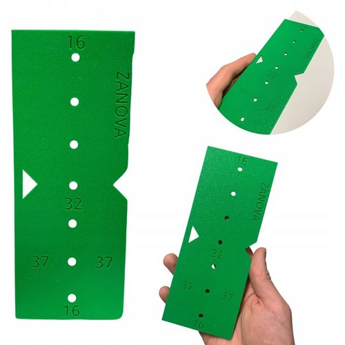 Przymiar do podpórek z regulacją półki 7 x 32mm - Dokładne wiercenie na Arena.pl